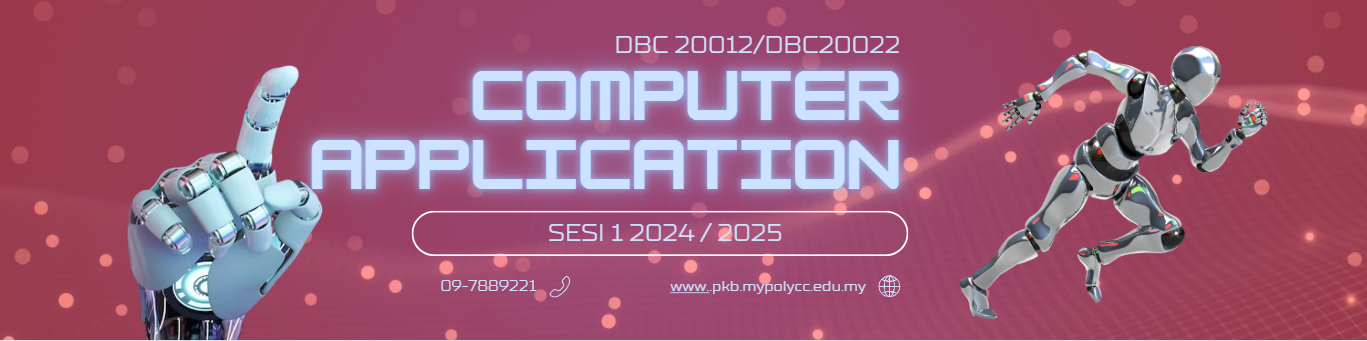 DBC 20022 COMPUTER APPLICATION 