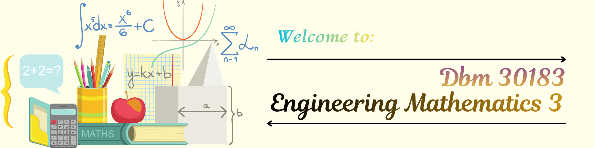 DBM 30183 ENGINEERING MATHEMATICS 3