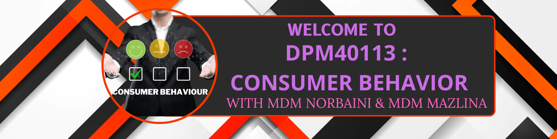 DPM40113 CONSUMER BEHAVIOUR 